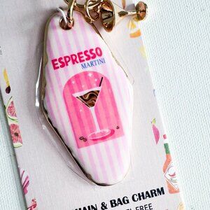 Piper K Espresso Martini Print Keychain